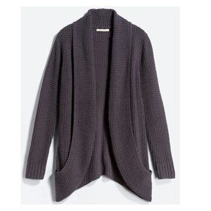 Tabatha Waffle Knit Cotton Blend Cocoon Cardigan
